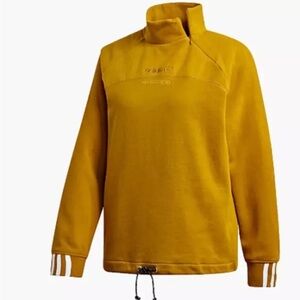 Adidas women’s OG Fleece Zip Up Turtle Neck Women’s XS